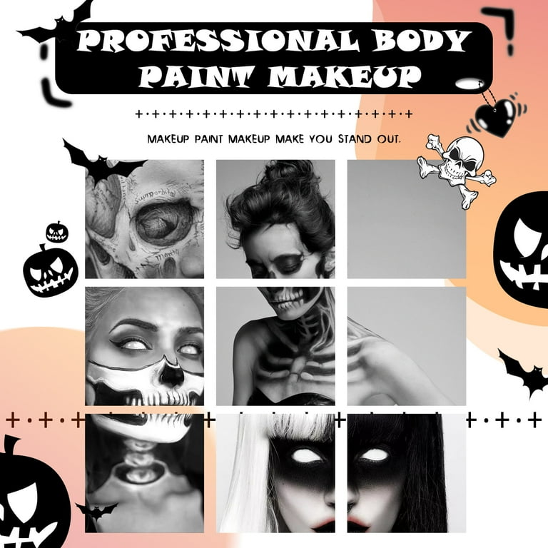 White Halloween Makeup