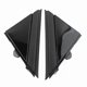 thumbnail image 1 of 1 Pair Bright Black Rear View Mirror Triangle Mirror Decorative Plate 1SH17KX7AA 1SH16KX7AA for Fiat, 1 of 5