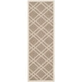 thumbnail image 5 of SAFAVIEH Indoor Outdoor CY6923-242 Courtyard Brown / Bone Rug, 5 of 10