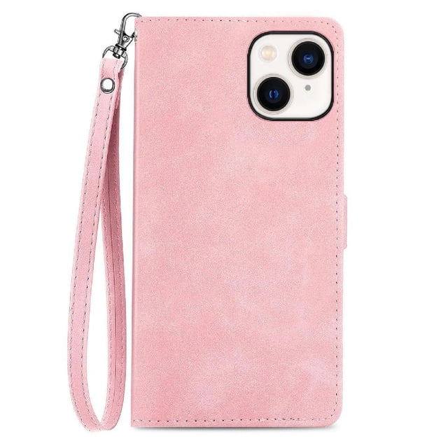 Funda billetera anti-golpes para GANGXUN iPhone 15 Plus , ideal para día a día y trabajo