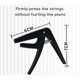 thumbnail image 2 of 2 uds ukelele Capo-afinador de instrumentos orquestales-capo-abrazadera rápida de plástico-accesorio para instrumentos musicales, 2 of 5