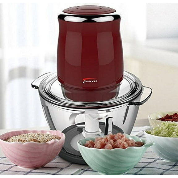 TOPCHANCES 220V Electric Stainless Steel Meat Grinder Mincer Sausage Maker 500W