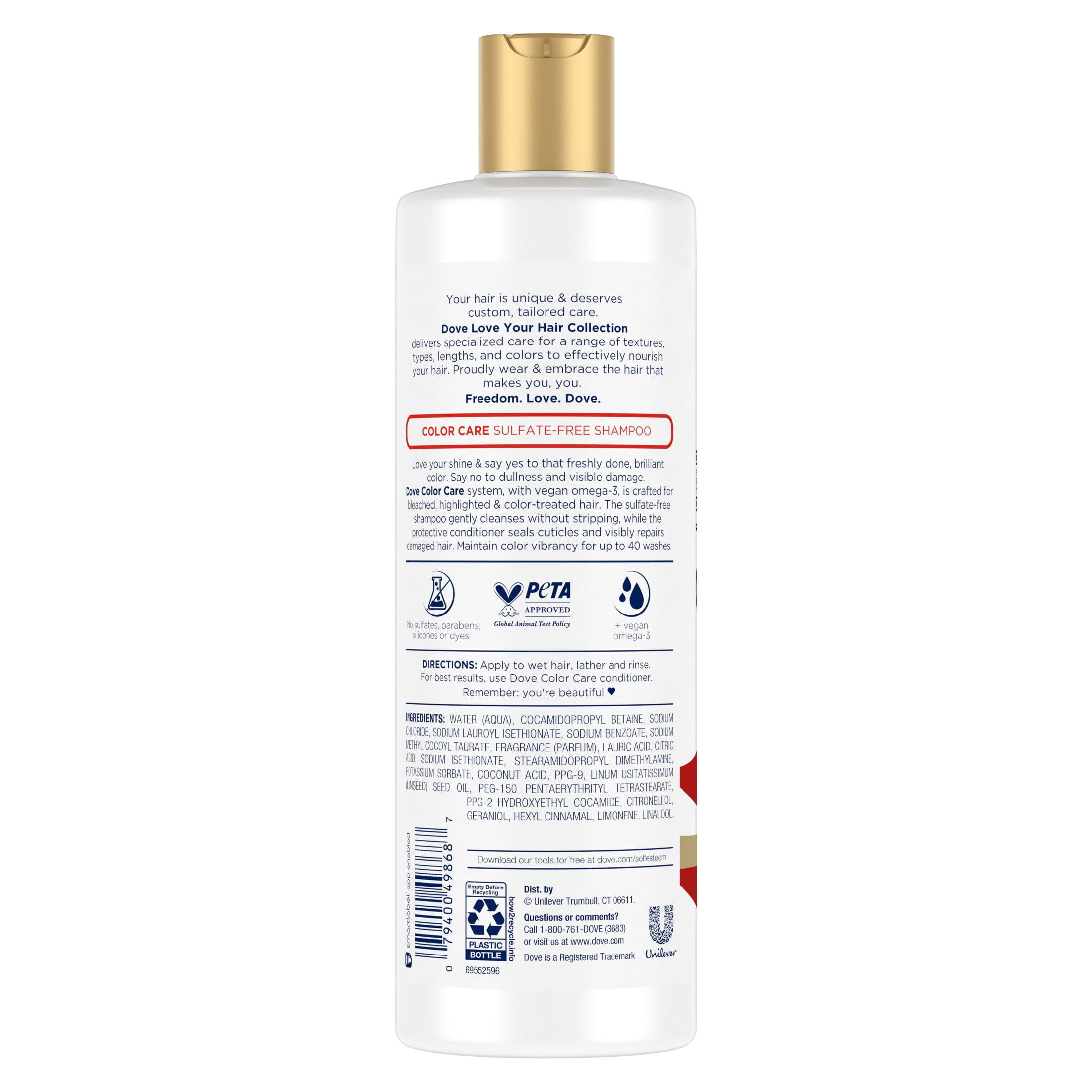 Dove Sulfate-Free Shampoo Color Care, 13.5 oz