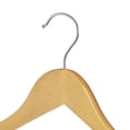 thumbnail image 3 of Juego de 4 perchas para trajes Whitmor, madera maciza de grado A, 44,5 cm, 3 of 4
