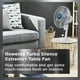 thumbnail image 2 of Rowenta, Ventilador de Escritorio, Ventilador de Mesa Turbo Silence, 12 Pulgadas, Ventilador Ultra Silencioso para Dormitorio, Oscilante, Portátil, 4 Velocidades, Dial de Giro Manual, Blanco, Interior, 2 of 5