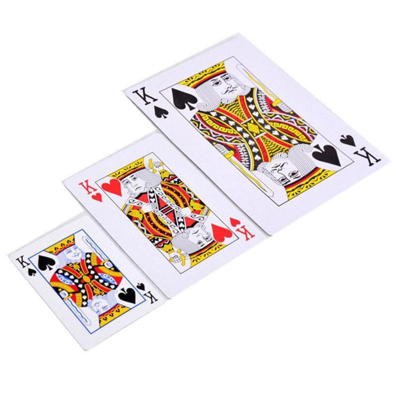 MagiDeal Large Playing Cards Outdoor Game Family Party School Full Deck 
