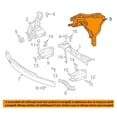 thumbnail image 3 of For 10-13 E-Class Sedan & Wagon Radiator Support Headlamp Mounting Panel Right, 3 of 4