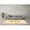 thumbnail image 3 of Ahgly Company Indoor Rectangle Abstract Orange Modern Area Rugs, 6' x 9', 3 of 4