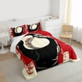 thumbnail image 3 of Homewish Baseball Gamer 3-Piece Full Size Comforter Sets for Female Men Teens,Retro Vintage Bedding Comforter Set,Sport Theme Lightweight Bedding Sets,Ultra Soft Home Decor,Reversible, 3 of 8