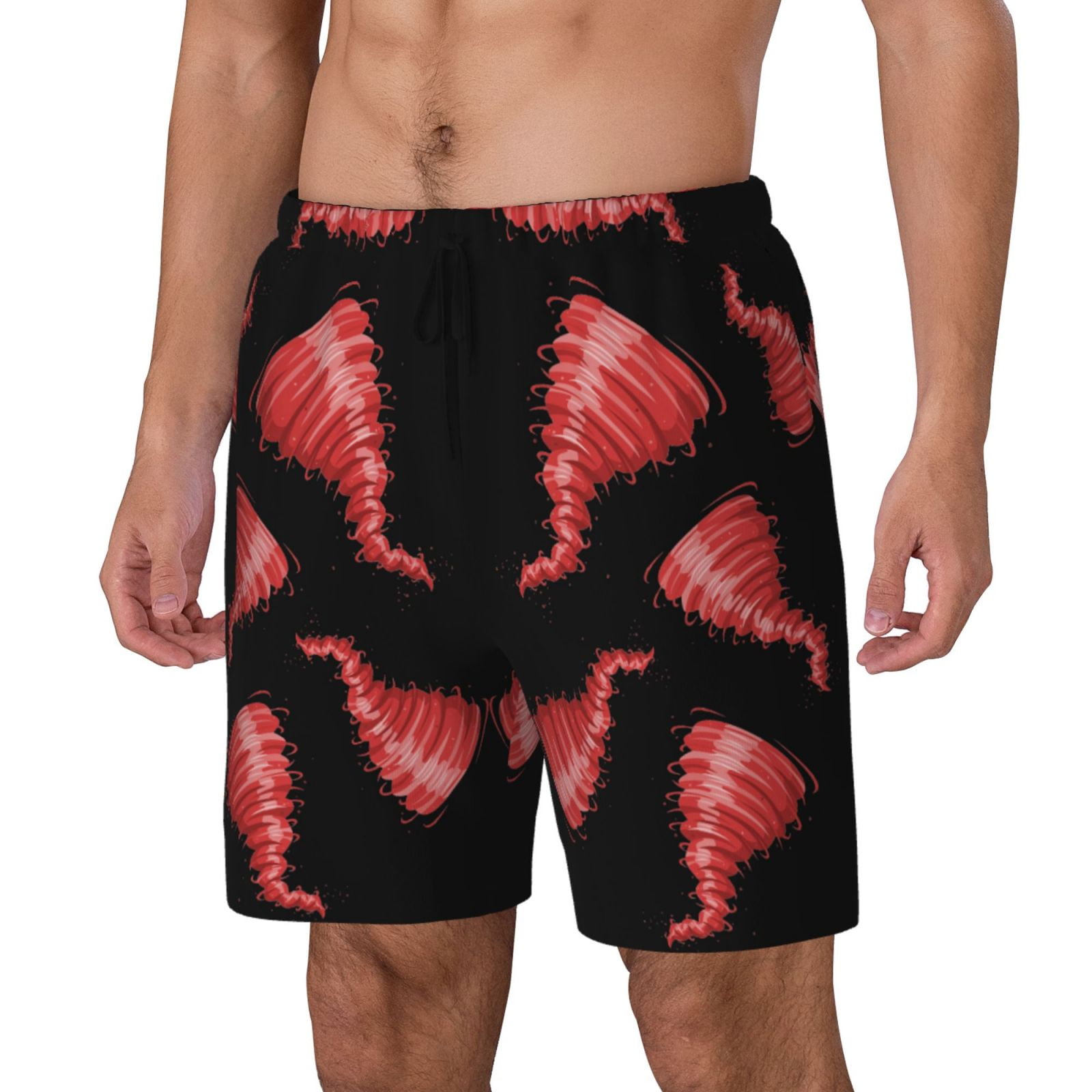 Men's Tornado Swim Trunks with Compression Liner Bathing Suit Swimwear