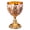 Pink Gold, variant on Goblet Embossed Cup Elegant Cup Glass Drinkware Pink