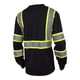 thumbnail image 2 of Camiseta L&M Hi Vis Class 3, reflectante, de seguridad, manga larga, talla M, 2 of 5