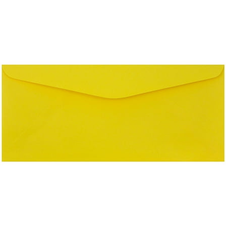JAM Paper No. 9 Envelopes, 3 7/8 x 8 7/8, Yellow, 500/Box