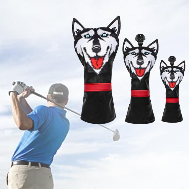 3 uds fundas de cabeza de palo de Golf de moda cubierta de madera de Golf con etiqueta de número hombres mujeres impermeable protector de manga