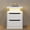 White 2D-with Light, variant on AIHO 2 Drawer Nightstand with Gold Handles, Mid-Century Modern Bedside End Table, Waterproof & Scratch Resistant, Black for Bedroom Living Room
