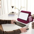 thumbnail image 3 of CASAFUN Pillow Stand for Tablet,Soft Tablet Stand Pillow Holder Dock with Pocket,Lazy Holder Reading Support Cushion for Home Bed Sofa,Multi-Angle Lap Pad for eReader Smartphones Book Magazines, 3 of 10