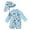 E-Light Blue, variant on Gaexia Boys 2t Swimsuit Set Rash Guard Dolphin Print Short Sleeve Swimming Trunks Bathing Suit with Hat Quick-Dry Swimsuit Kids Swimwear Summer Vacation (B-Mint Green,7-8 Years)