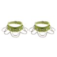 thumbnail image 1 of Qarigey Gargantilla de cuero negro Harajuku para mujer, Collar de cadena Punk gótico para mujer, gargantilla Sexy para chicas, joyería de Type2 NO2 Qarigey CBP086055, 1 of 5