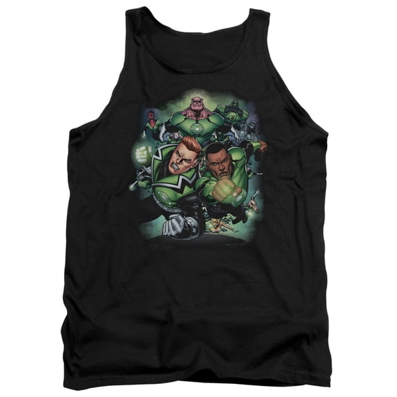 Green Lantern/Corps #1 Adult Tank Top Black