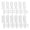 White*2, variant on 24pcs Blind Valance Clips Clear Plastic Valance Retainer Clips Blind Window Valance Clips Hidden Valance Clips