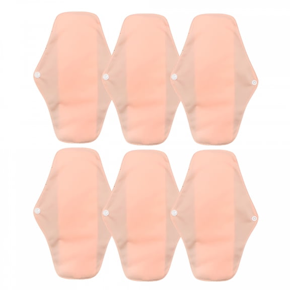 ACDANC Cotton Cover Reusable Cloth Pads - Thin Cloth Pads, Leak Free, Washing Machine Safe, Menstrual Pads with Wings for Teens & Women, Incontinence Pads