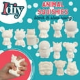 thumbnail image 2 of DIY Jumbo Blank Slow-Rising Animal Squishies - 12 Different 3-5" Designs - White Kawaii Squishy Toys for Drawing, Painting, Decorating - Soft & Scented Stress Relief Craft, 2 of 5