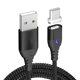 thumbnail image 2 of Línea de cable de carga magnética Micro USB Tipo C Reemplazo del adaptador de cargador rápido con imán de 8 pines para iPhone / iPad / Xiaomi / Huawei / Samsung kenally DZ5596-09B, 2 of 2