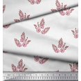 thumbnail image 2 of Soimoi Poly Georgette Fabric Leaves & Floral Block Decor Fabric Printed Yard 52 Inch Wide, 2 of 3