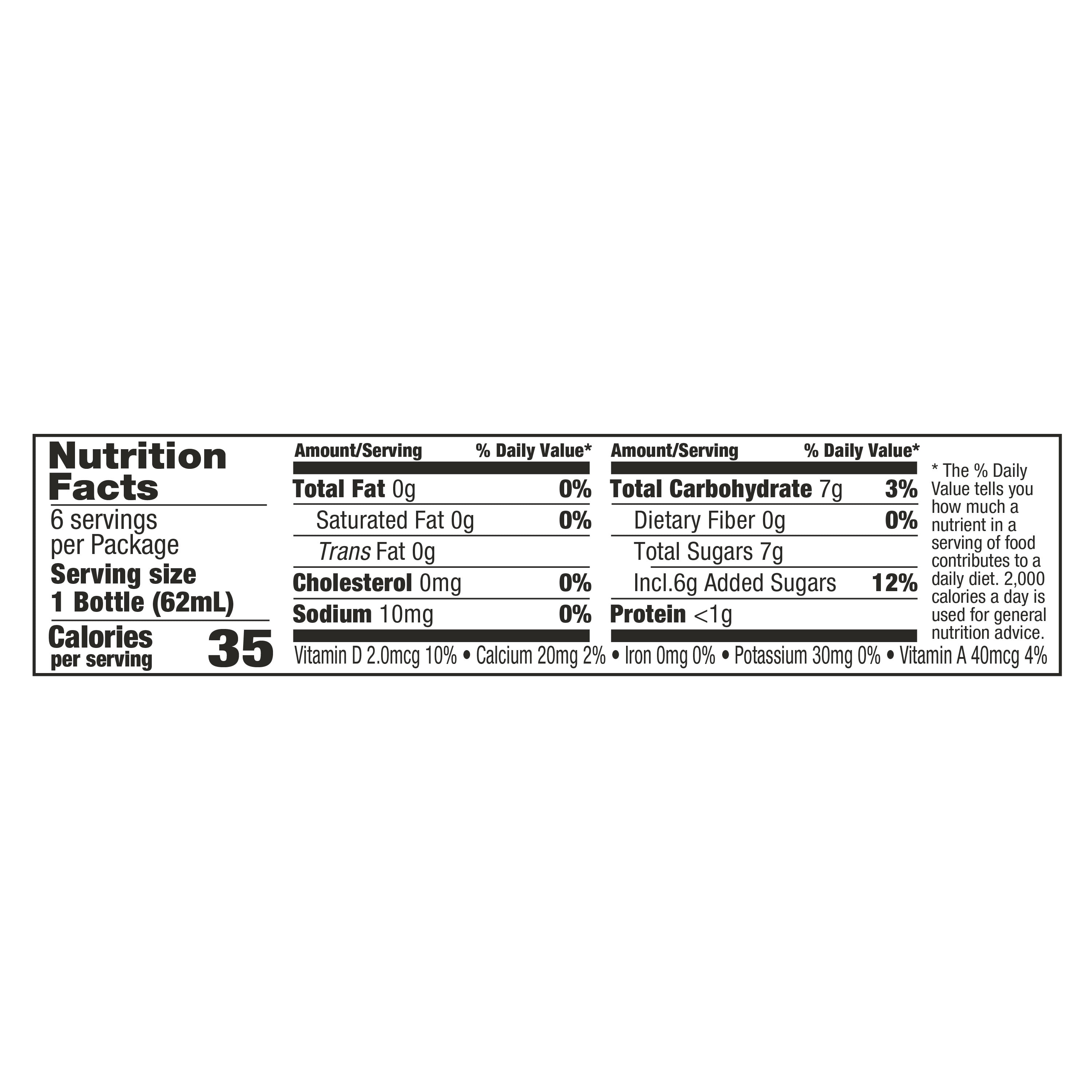 El Viajero BioSalud! Original Cultured Dairy Beverage, 2.1 fl oz, 6 Count