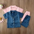 thumbnail image 1 of 2 Pcs Pyjama Unisexe pour Tout-Petits Garçons Filles Enfants Ensemble de Nuit Décontracté d'Été, 1 of 5