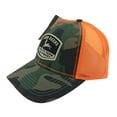 thumbnail image 4 of John Deere Mens' Camo/Orange Mesh Back Hat/Cap - LP73361, 4 of 8