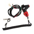 thumbnail image 2 of EcoNesxp Stall switch tether engine motor stall switch handlebar mount tether atv parts snowmobile tether line 12v 2 wire 2 piece snowmobile tether, 2 of 5