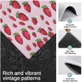 thumbnail image 3 of Strawberry Plants Fruit Dot Pink Pattern Kitchen Rugs Sets Of 3,Kitchen Runner Rugs Non Skid Washable,Decorative Kitchen Floor Mats for Kitchen,Sink,Laundry,17"x30"+ 17"x47" + 17"x59", 3 of 6