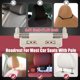 thumbnail image 3 of Asiento de coche Reposacabezas Almohada Ajustable PVC Cuero Espuma viscoelástica Universal Coche Cuello Hombro Dormir Cojín de viaje para todas las edades Beige, 3 of 8