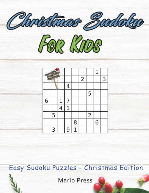 christmas sudoku for kids easy sudoku puzzles