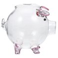 thumbnail image 1 of Clear Piggy Bank High Borosilicate Glass Piggy Bank Transparent Cartoon Piggy Bank Jar, 1 of 4