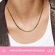 thumbnail image 3 of Collar Hey Harper Nassau Espiga Oro 14k 40 cm, 3 of 5