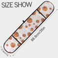 thumbnail image 3 of Dailycode Double Sided Oven Mitt with Loop Heat Resistant Kitchen Long Potholders 7" x 35" Adorable Basketball, 3 of 6
