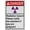 Warning Sign 2, variant on Industrial Caution Sign Do Not Enter Sign (Do not enter if light is flashing Flash X-Ray in use) 8 in" x 12 in" UV Resistant Indoor Outdoor Workplace Industrial Caution Danger Warning SIgn