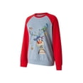thumbnail image 3 of VISgogo Mujer Primavera Otoño Casual Pullover Manga Larga O Cuello Deer Print Patchwork Sudadera VISgogo moda, 3 of 9
