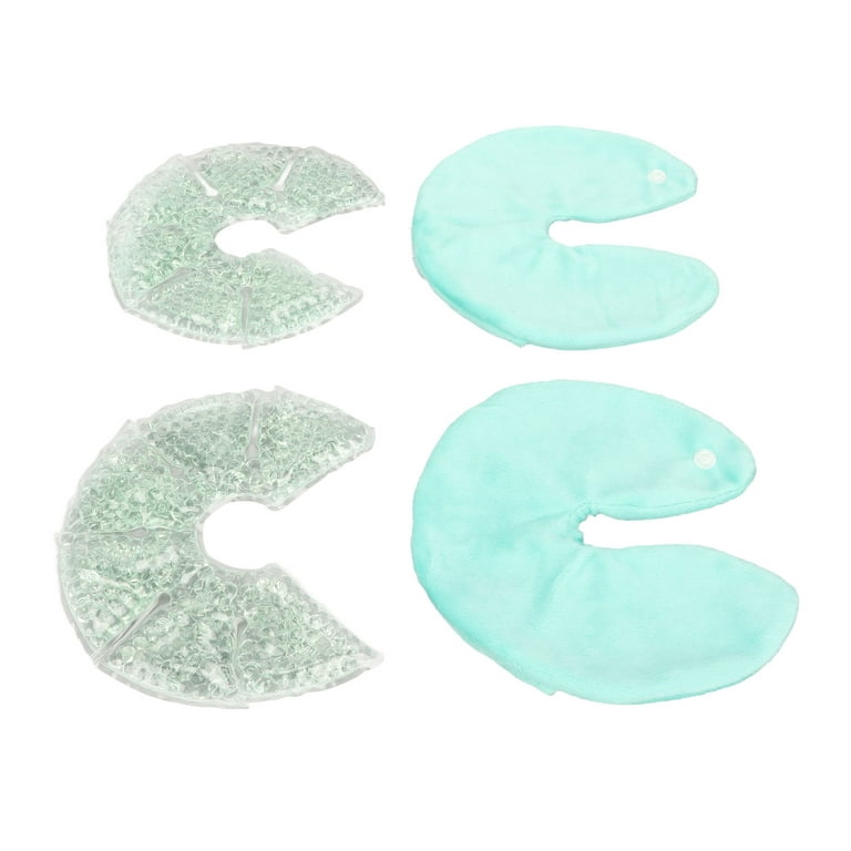 1pc/2pcs Breast Therapy Pads Breast Ice Pack Hot Cold Breastfeeding Gel  Pads Breast Milk Let-Down with Gel Bead Pads