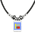 thumbnail image 1 of soy de timor oriental collar a mano colgante de cuerda de cuero Unbranded M, 1 of 3
