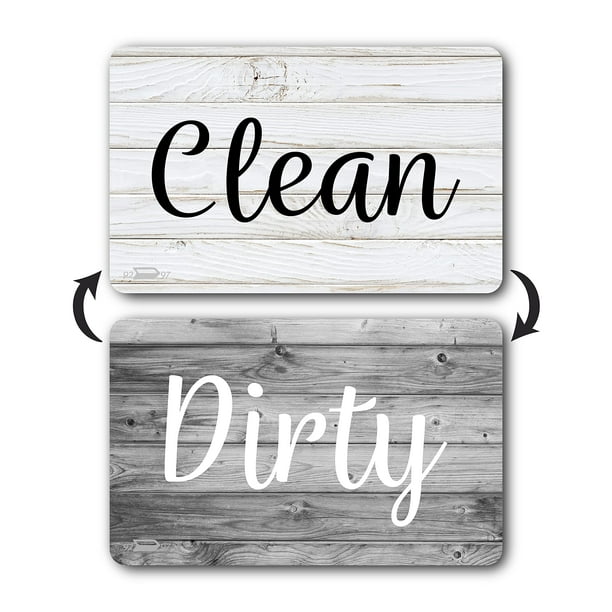 Lavaplatos Magnet Brothers Bench Clean Dirty Gris/Blanco