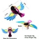 thumbnail image 2 of Pegatina Decorativa para Coche con Pájaros Voladores | Adorno de Pájaro Giratorio Impulsado Por El Viento | Material Pet Impermeable | Base Adhesiva Resistente | Decoración para Espejo Retrovisor, Te, 2 of 4
