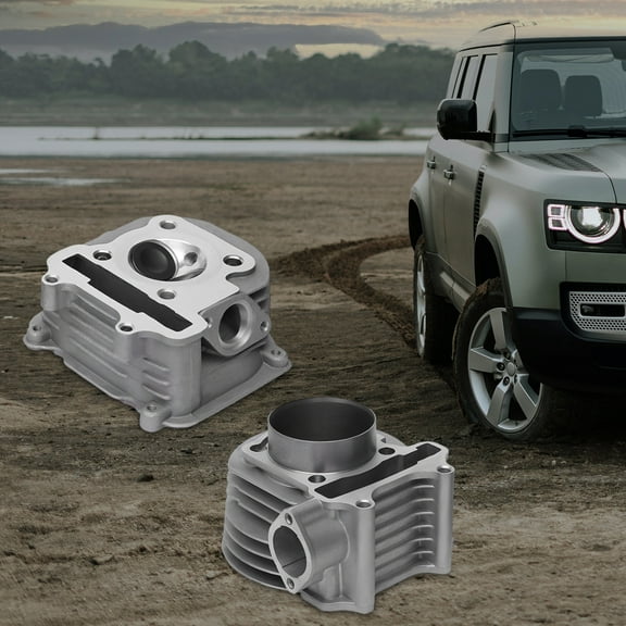 Silver Aluminum&Steel 150CC Big Bore Kit For GY6 150cc Air Cooled Engine ATV Quad Bike 4 Wheeler Go Kart