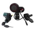 thumbnail image 1 of QS-S4 36V-60V Thumb Throttle LCD Display Kit+3PIN Ignition Lock Key for Zero 8 9 10 8X 10X Electric, 1 of 5