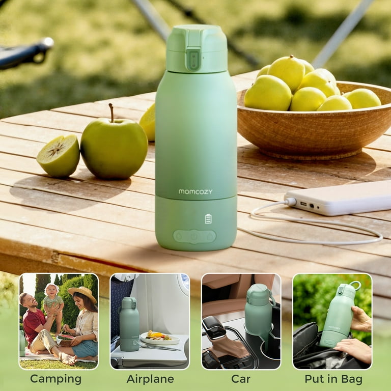 Momcozy Portable Milk Warmer for Travel – Dual Heating Modes for