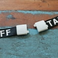 thumbnail image 4 of Staff Lanyard with Breakaway Clasp and Swivel Hook - Black Neck Strap with White Staff Letters - Clip to Badge Holder, Office Keys, Keychain, Event Pass I'd, School Name Card by Specialist ID, 4 of 6