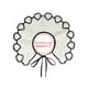 thumbnail image 4 of INSPIRE CHIC Cuello Falso Desmontable, Chalito de Punto con Bordado de Encaje, Cuello Peter Pan Falso para Blusa Blanco Negro-7, 4 of 5