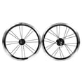 thumbnail image 3 of Bike Wheel Set, 9 Teeth 14 Inch Folding Bike Wheel Set Aluminium Alloy Wheel Set for V Brake Bike Wheelset Suitable for Refitting the 14 Inch Folding Bike, 3 of 7